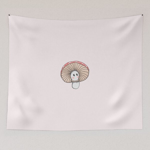 Item preview, Sweet pink mushroom designed and sold by blackygoldcat.