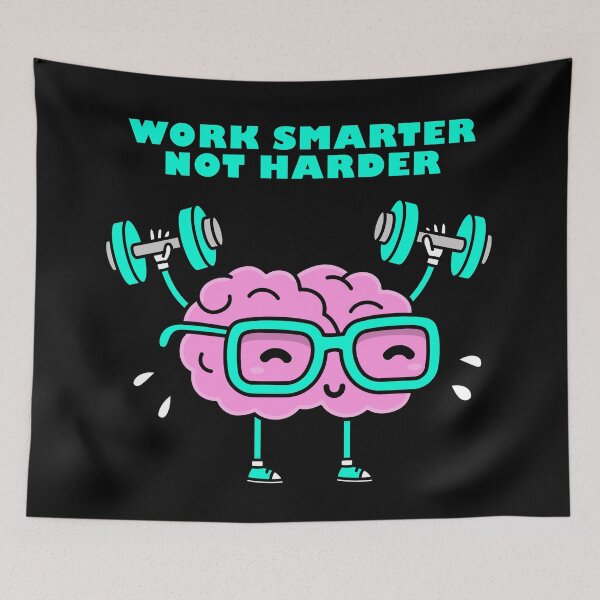 Item preview, Brain - Work smarter, not harder! designed and sold by Timoti-Shop.