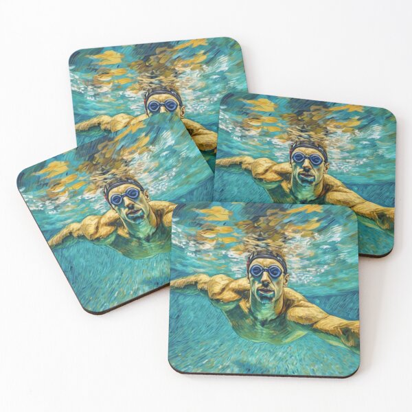 Item preview, "Action Swimmer in the Pool" designed and sold by Artisticanvas.