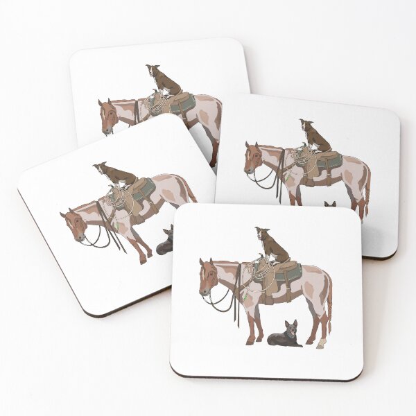 Item preview, quarter horse and cattle dogs designed and sold by Jesse Mantzke.
