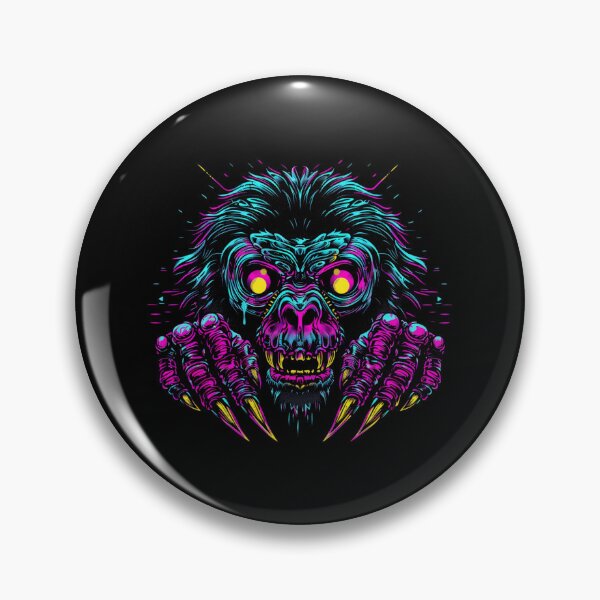 Item preview, Evil monkey designed and sold by GlitchGrotesque.