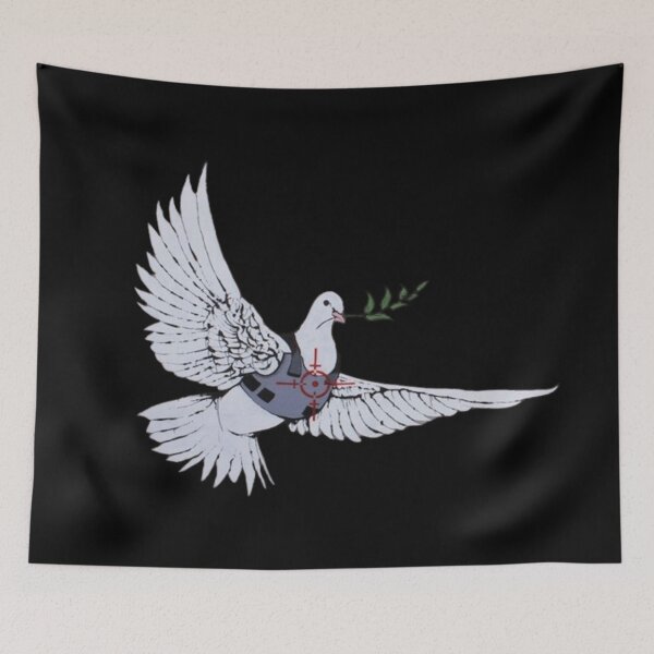 Item preview, Armored Dove Banksy Street art designed and sold by martin max.