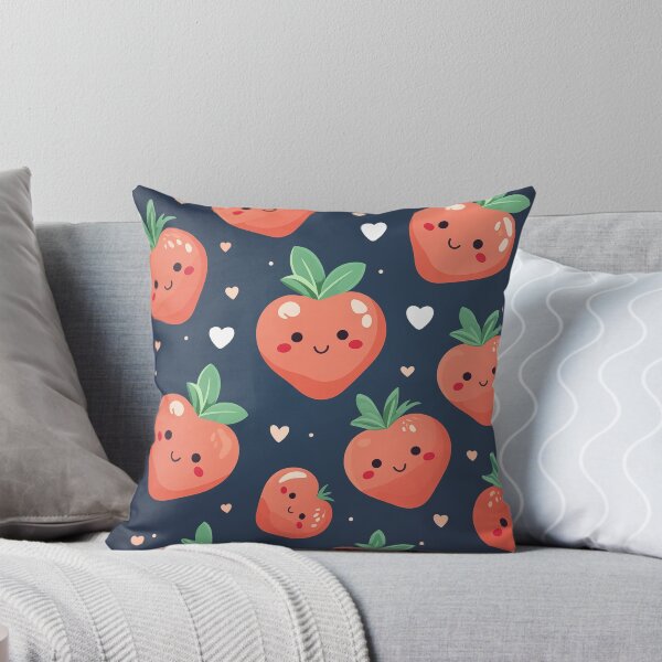 Item preview, Kawaii Cute Strawberries Pattern designed and sold by CulturalVibes.