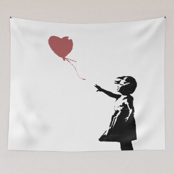 Item preview, ballon girl bansky street art designed and sold by martin max.