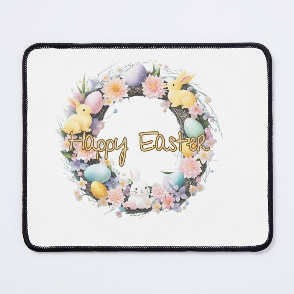 Item preview, Easter wreath happy easter designed and sold by Coolparrotgirl.