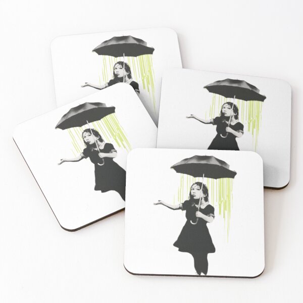 Item preview, Banksy nola (green rain) designed and sold by martin max.