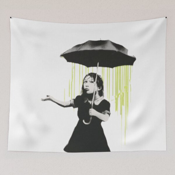 Item preview, Banksy nola (green rain) designed and sold by martin max.