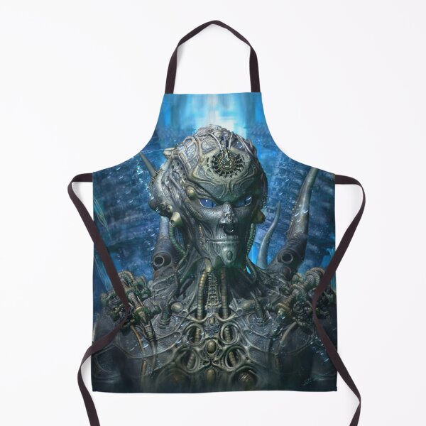 Item preview, Darkmen - Fantasy Biomechanic 3D Illustration - Blue Version designed and sold by KairoDesign.