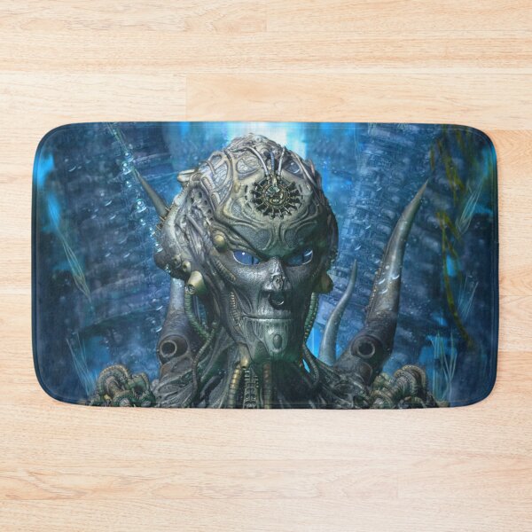 Item preview, Darkmen - Fantasy Biomechanic 3D Illustration - Blue Version designed and sold by KairoDesign.