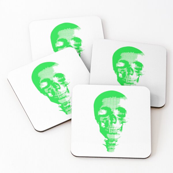 Item preview, Pixelated Green Skull designed and sold by KTSubz Faith & Fun Designs.