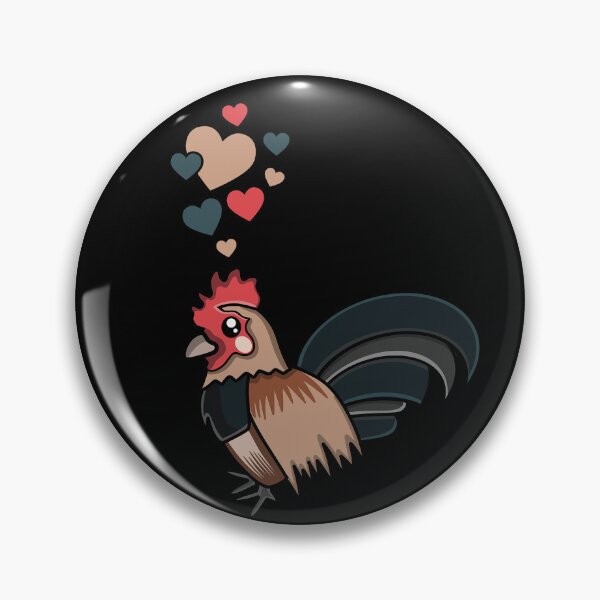 Item preview, Cute Dutch Bantam Chicken With Hearts designed and sold by eternallygifted.