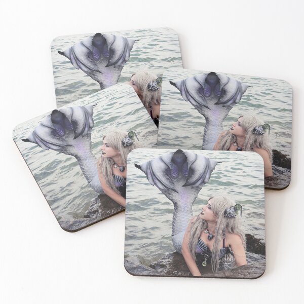 Item preview, Cute Mermaid Photo (looking at her tail and smiling) designed and sold by TheMagicCrafter.