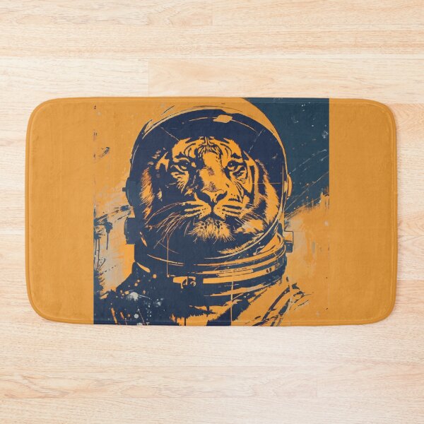 Item preview, Vintage tiger astronaut portrait designed and sold by etherElric.