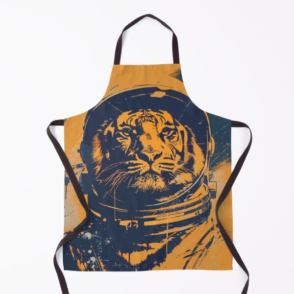 Item preview, Vintage tiger astronaut portrait designed and sold by etherElric.