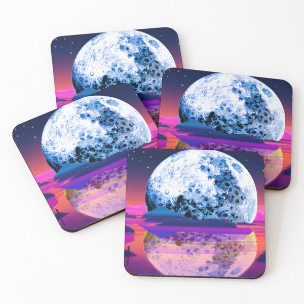 Item preview, Neon Desert Crumpet Moonrise designed and sold by LionBrew.