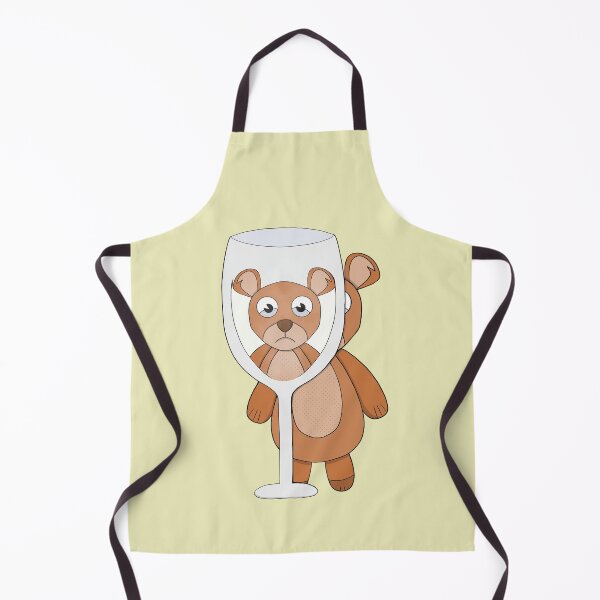 Item preview, A teddy bear and empty glass designed and sold by shopdiego.