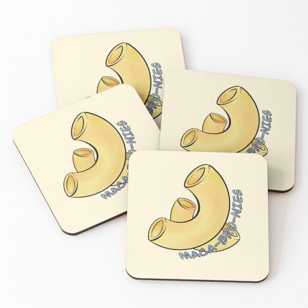 Item preview, Maca-bro-nies pasta puns designed and sold by ikigaiartist.