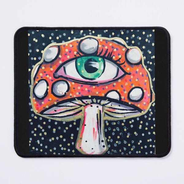 Item preview, Mushroom, psychedelic, hippie, love, bright designed and sold by artsandpharts2.