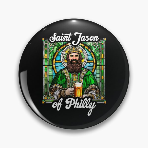 Artikelvorschau, Heiliger Jason von Philly Jason Kelce entworfen und verkauft von Digital Spurs.