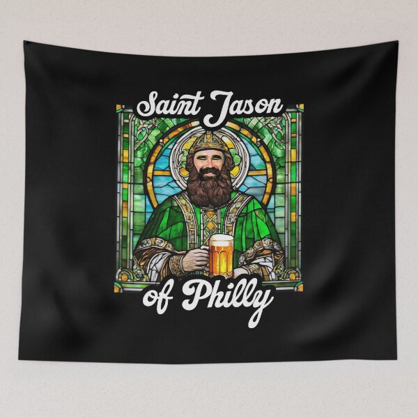 Item preview, Saint Jason of Philly Jason Kelce designed and sold by Digital Spurs.