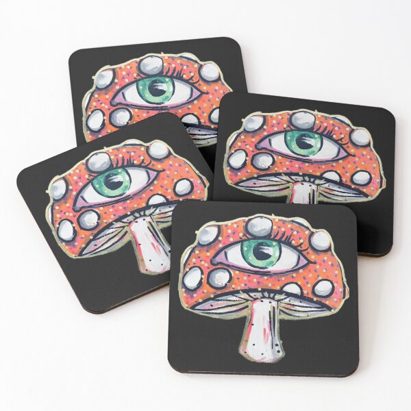 Item preview, Mushroom, psychedelic,  hippie, love, bright designed and sold by artsandpharts2.