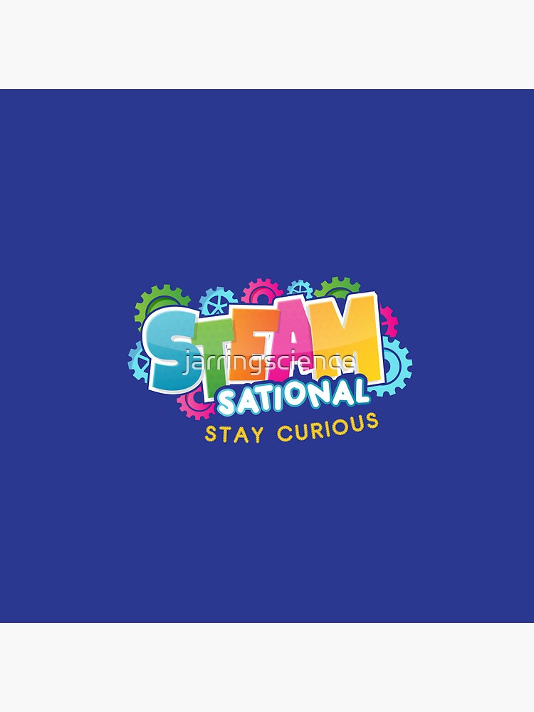 Thumbnail 3 of 3, Pin, STEAMsational LogoT-Shirt designed and sold by jarringscience.