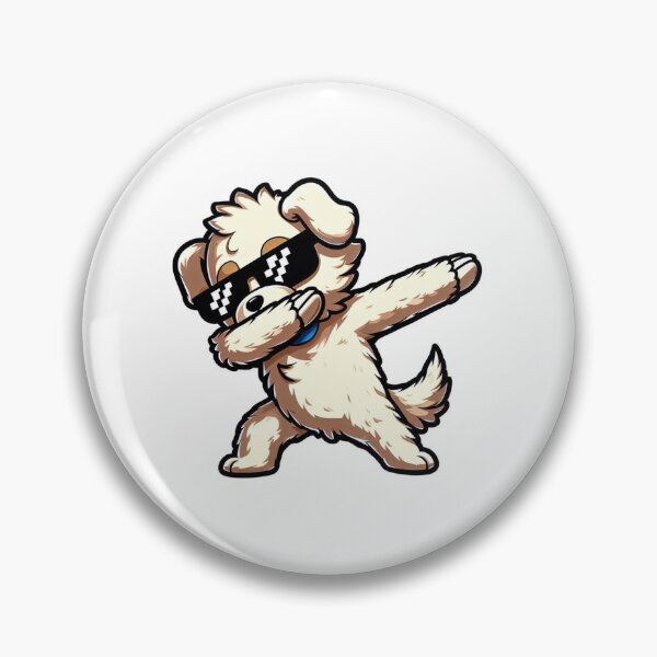 Item preview, cute dog dabbing with glasess designed and sold by KAYDEE01212 ✨.