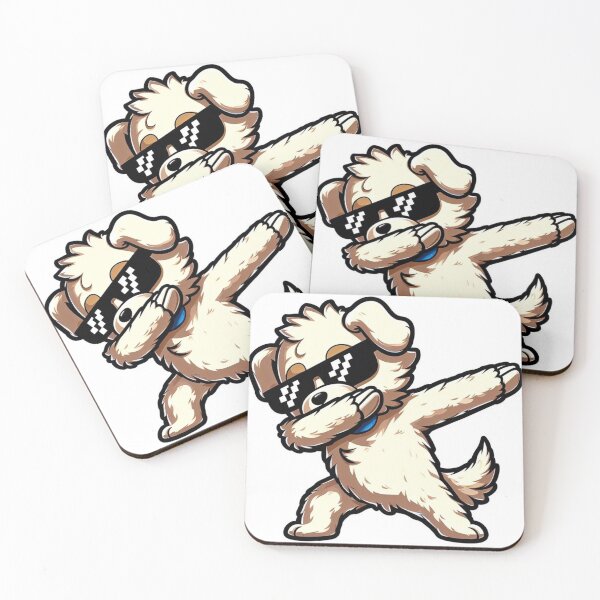 Item preview, cute dog dabbing with glasess designed and sold by KAYDEE01212 ✨.