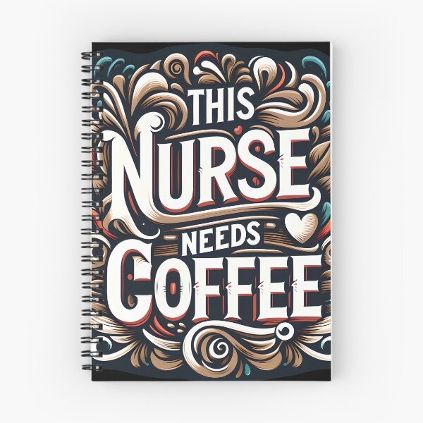 Item preview, This Nurse Needs Coffee, typography designed and sold by maxmaj.