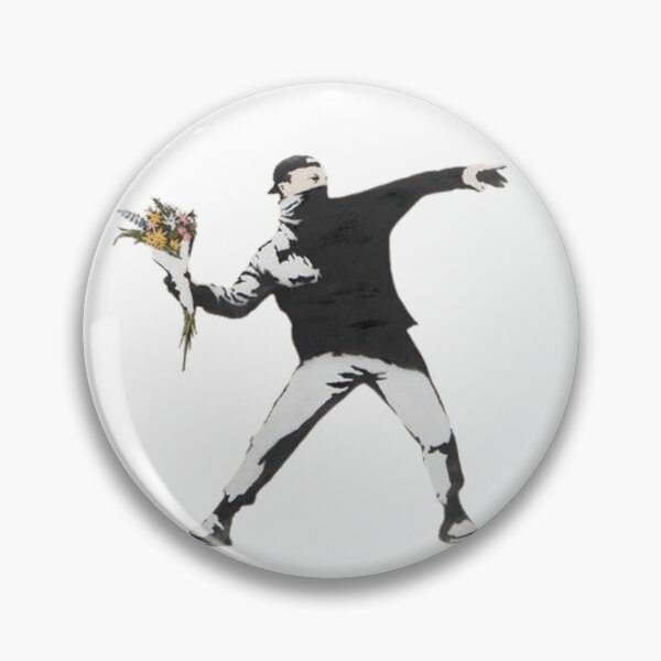 Item preview, banksy flower thrower designed and sold by martin max.