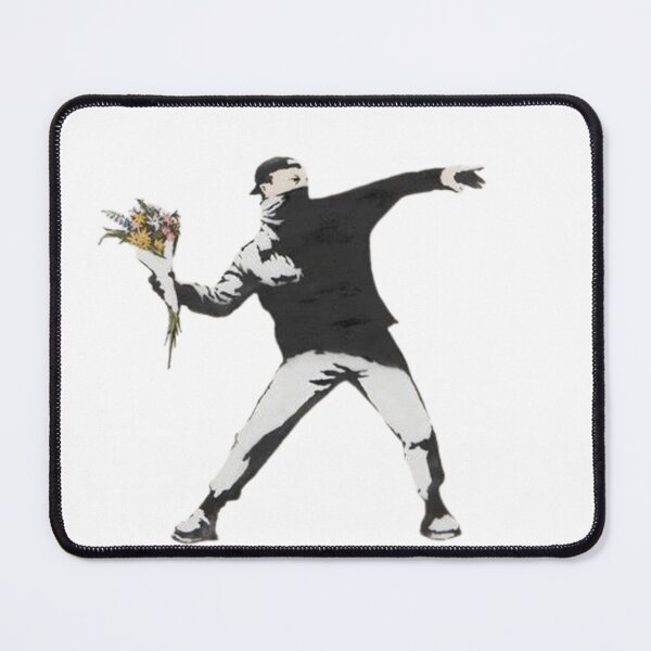 Item preview, banksy flower thrower designed and sold by martin max.