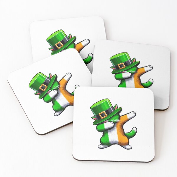 Item preview, dabbing funny irish cat with hat st pttry day designed and sold by KAYDEE01212 ✨.