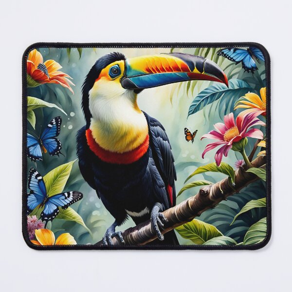 Item preview, Springtime toucan designed and sold by Lilsilverfish.