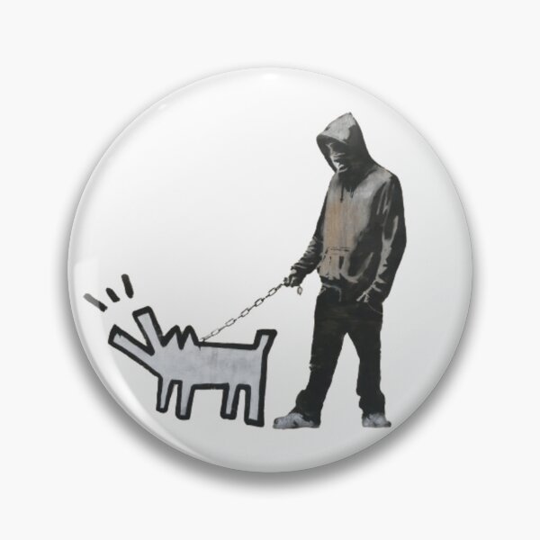 Item preview, banksy street art dog aw aw! designed and sold by martin max.