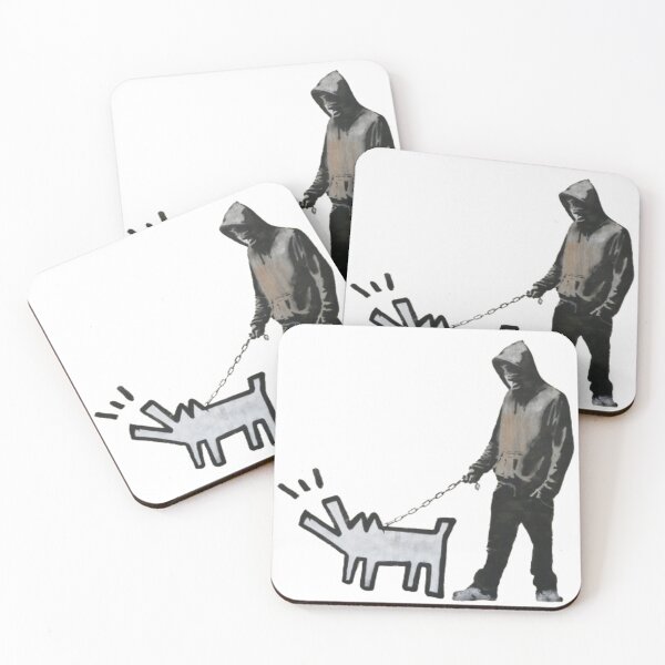 Item preview, banksy street art dog aw aw! designed and sold by martin max.