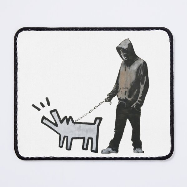 Item preview, banksy street art dog aw aw! designed and sold by martin max.