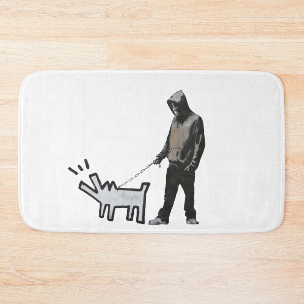 Item preview, banksy street art dog aw aw! designed and sold by martin max.
