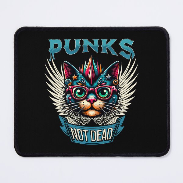 Item preview, Punk Cat - Punks Not Dead designed and sold by SeledineArt.