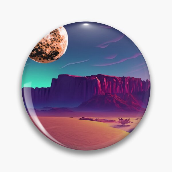 Item preview, Neon Desert Crumpet Moonrise designed and sold by LionBrew.