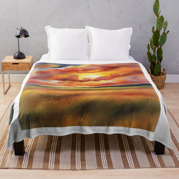 Item preview, Sunset in Watercolor designed and sold by Courtney Croxall.