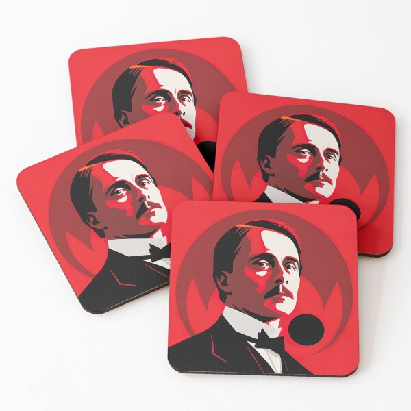 Item preview, H.G. Wells | Red minimalism designed and sold by ComicsFactory.