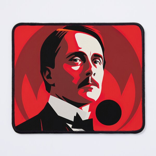 Item preview, H.G. Wells | Red minimalism designed and sold by ComicsFactory.