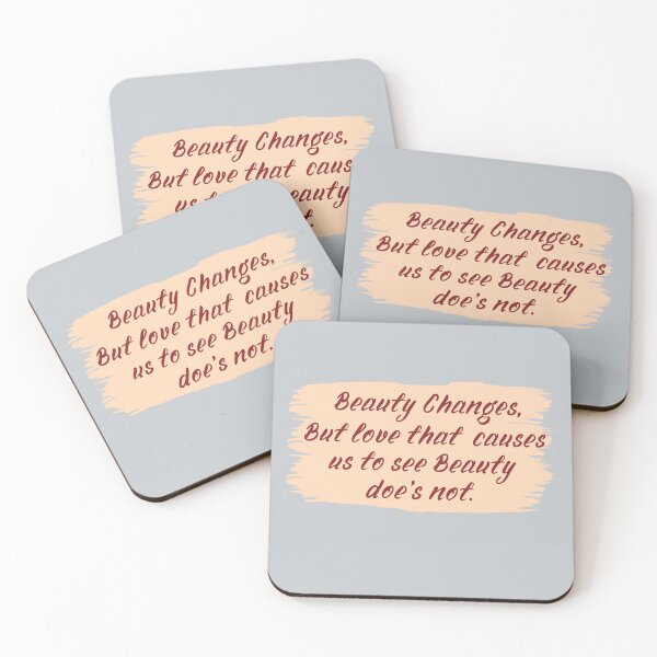 Item preview, Beauty changes, but true love does not change designed and sold by MCanderart.