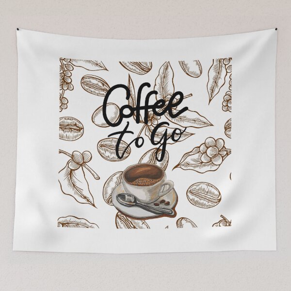 Item preview, Coffee To Go Pattern! designed and sold by TidyKitchenInc.