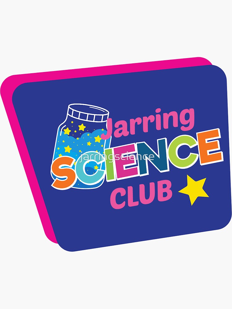 Thumbnail 3 of 3, Sticker, Jarring Science Club designed and sold by jarringscience.