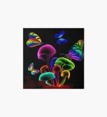 WORLD GLOWING MUSHROOMS Art Board