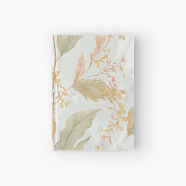 Item preview, Soft pastel illustration of leaves and delicate flowers designed and sold by JANA4446.