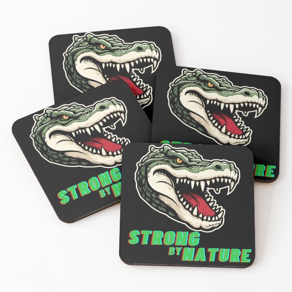 Item preview, Strong by Nature - Green Crocodile designed and sold by nal-projects.