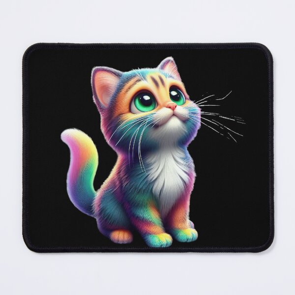 Item preview, Colorful Rainbow Cat Graphic T-Shirt designed and sold by ROYAL-STAR.