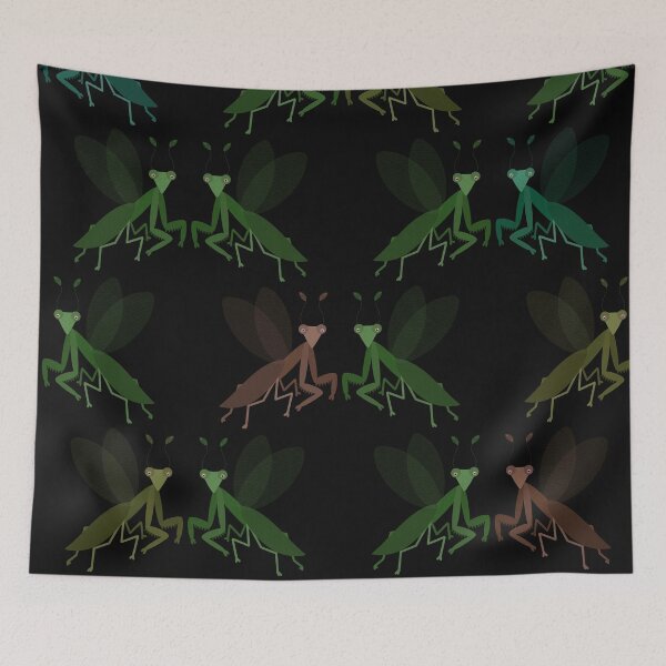 Item preview, Dancing Mantis - black designed and sold by marialindemann.